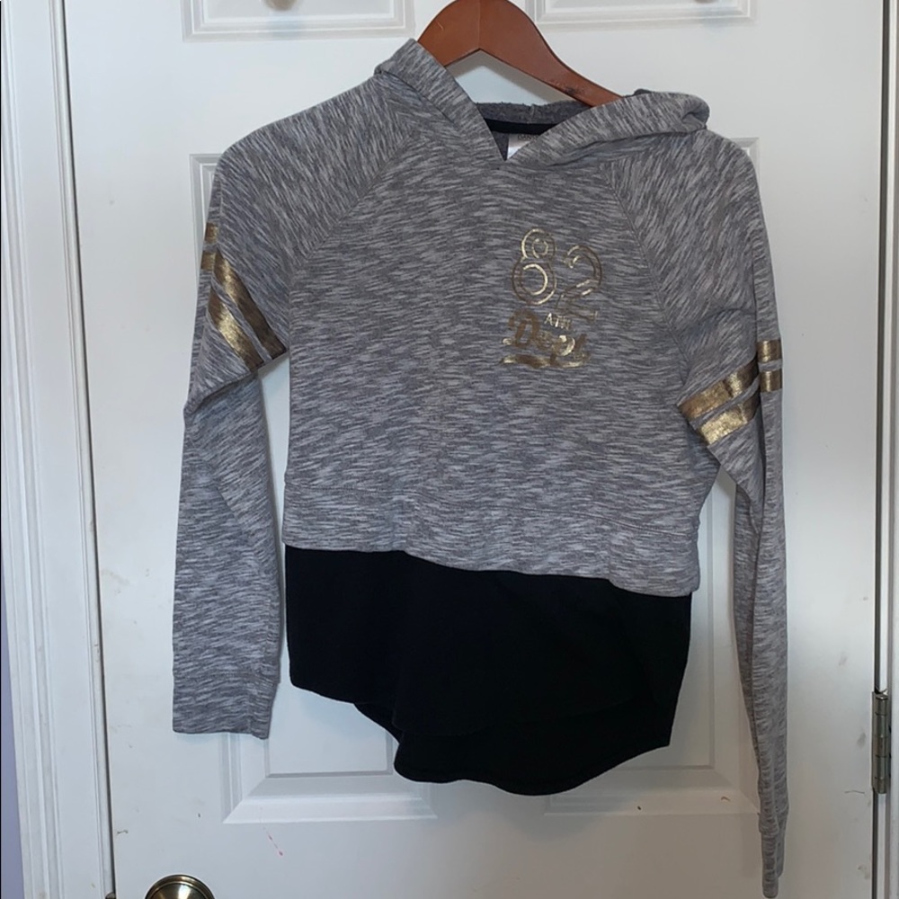 danskin now gray sweatshirt